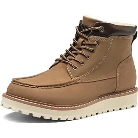 Men\'s Moc Toe Boot Fashion Comfort Casual Wedge Boots 12 main image 7